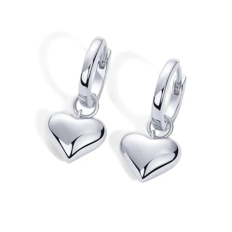 Damesoorbellen Liefdeshanger 14K