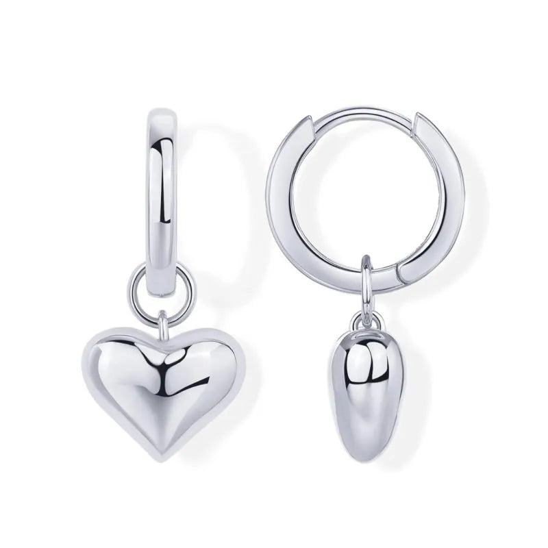 Damesoorbellen Liefdeshanger 14K