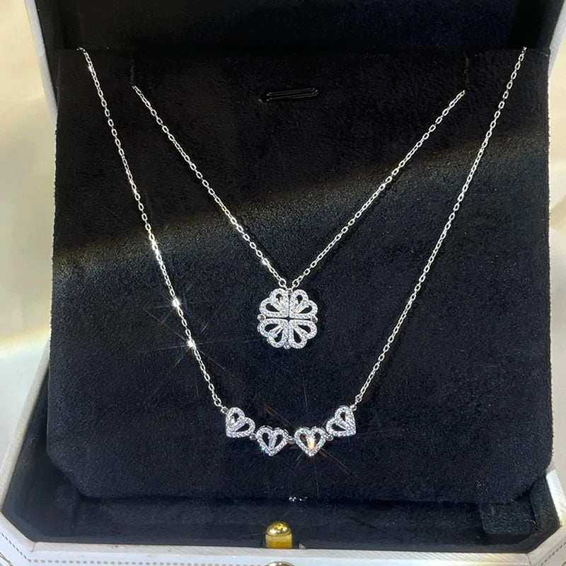Vierbladige klaver ketting