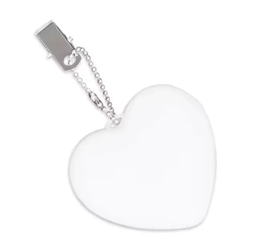 Gloeiend hart LED handtasbedel & nachtlampje