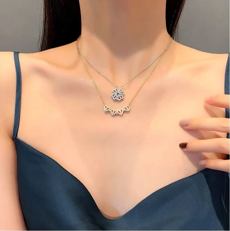 Vierbladige klaver ketting