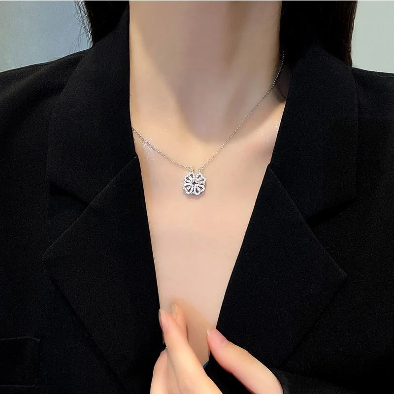 Vierbladige klaver ketting